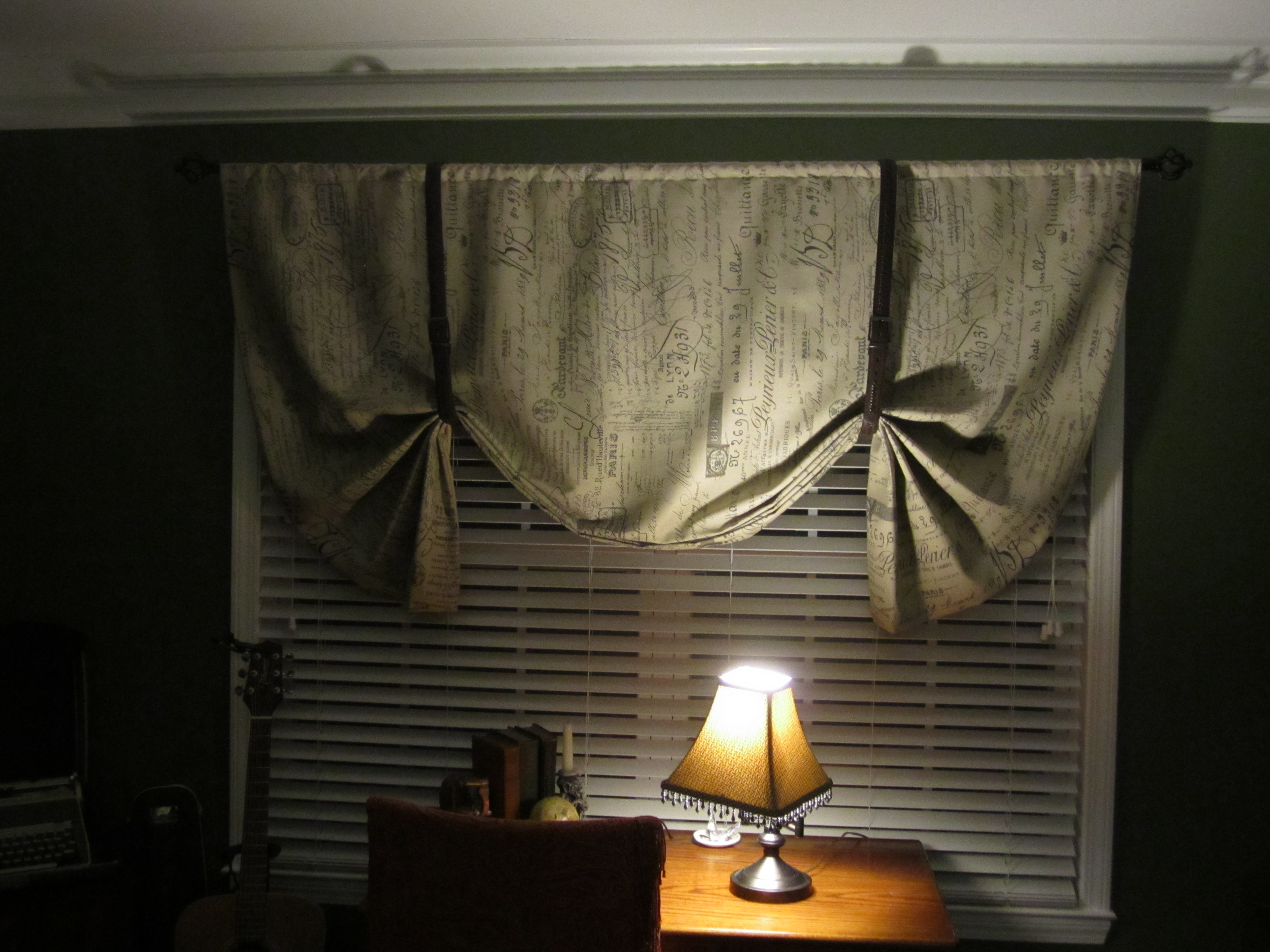How To Hang A Scarf Curtain Tie Up Window Curtains