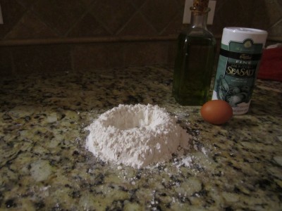 Flour Volcano