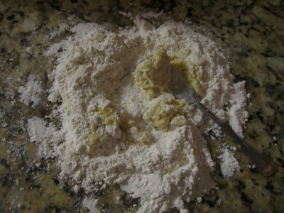 Flour Volcano Collapsed