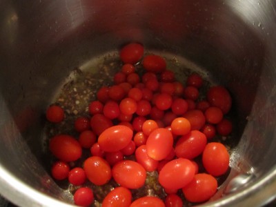 Tomatoes in Pot