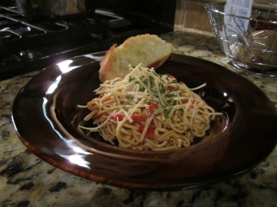 Plated Creamy Tomato Pasta