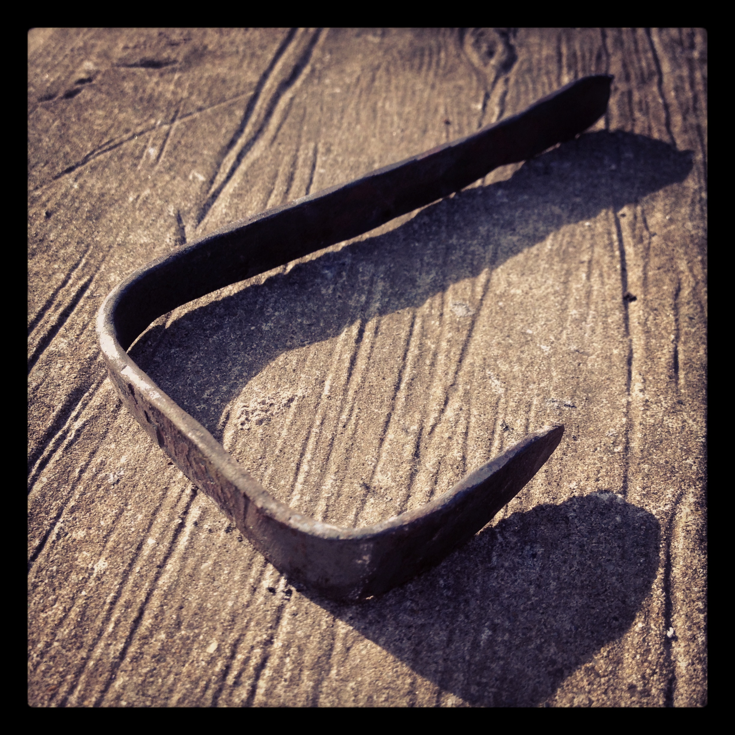 Day 6 blacksmithing project: a hook