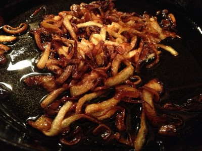 These onions are caramelized