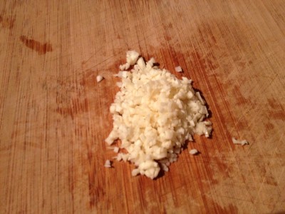 Minced garlic