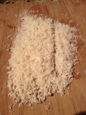 Grated minced Parmesan