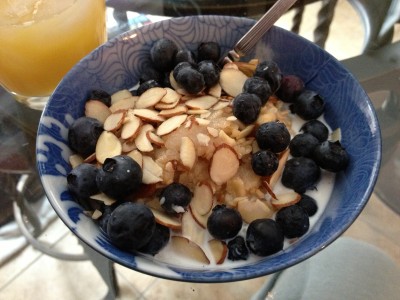 Real Blueberries and Cream Oatmeal