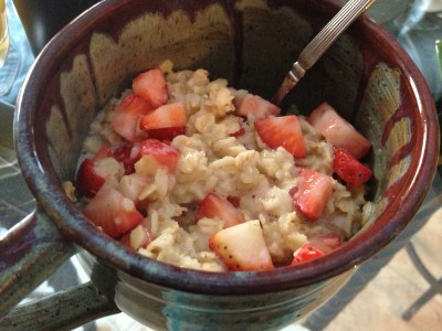 Real Strawberries and Cream Oatmeal