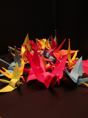 Pile of Paper Cranes