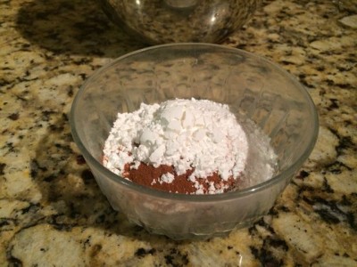 Sugar, cinnamon, & cornstarch.