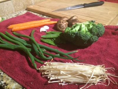 The vegetable components